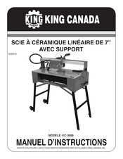 King Canada KC-3009 Manuel D'instructions