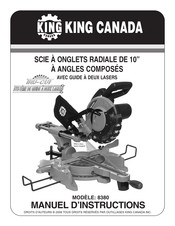 King Canada 8380 Manuel D'instructions