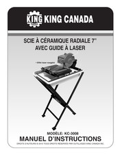 King Canada KC-3008 Manuel D'instructions