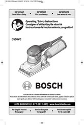 Bosch OS50VC Consignes D'utilisation/De Sécurité