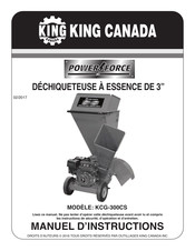 King Canada POWER FORCE KCG-300CS Manuel D'instructions