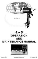 Brunswick Mercury 4CV Manuel D'utilisation Et D'entretien