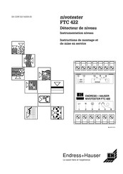 Endress+Hauser nivotester FTC 422 Instructions De Montage Et De Mise En Service