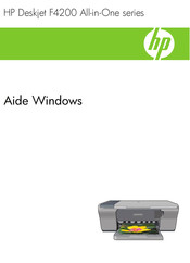 HP Deskjet F4200 All-in-One Série Mode D'emploi