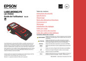Epson LABELWORKS PX LW-PX900 Guide De L'utilisateur