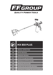 F.F. Group MX 850 PLUS Notice Originale