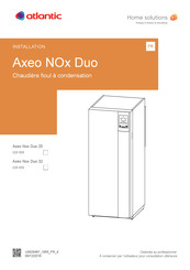 Atlantic Axeo Nox Duo 32 Manuel D'installation