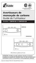 Kidde C3010-D-CA Guide De L'utilisateur