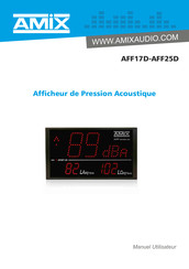 AMIX AFF25D Manuel Utilisateur