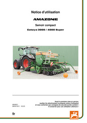 Amazone Cataya 4000 Super Notice D'utilisation