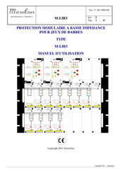 MICROENER M-LIB3 Manuel D'utilisation