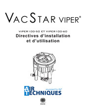 Air Techniques VacStar VIPER100-50 Directives D'installation Et D'utilisation