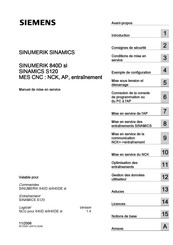 Siemens SINUMERIK 840D sl Manuel De Mise En Service