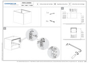 Porcelanosa GAMADECOR PORTA LAVABOS 45 Instructions De Montage