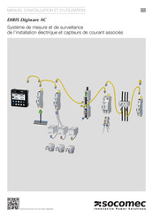 socomec DIRIS Digiware AC Manuel D'installation Et D'utilisation