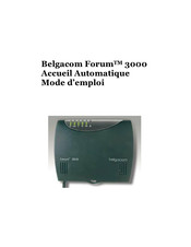 BELGACOM Forum 3000 Mode D'emploi