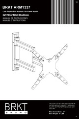 BRKT Brand BRKT ARM1337 Manuel D'instructions