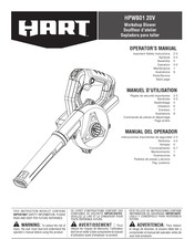 Hart HPWB01 20V Manuel D'utilisation