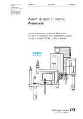Endress+Hauser Liquiline CA80 Série Manuel De Mise En Service