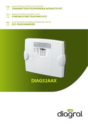 diagral DIAG52AAX Guide D'installation Et D'utilisation
