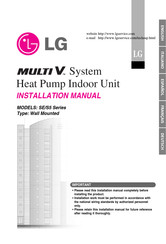 LG Multi V SE Série Manuel D'installation