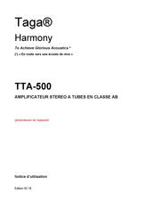 Taga Harmony TTA-500 Notice D'utilisation