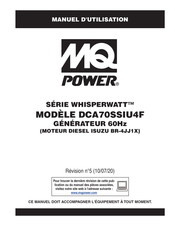 MQ Power WHISPERWATT DCA70SSIU4F Manuel D'utilisation