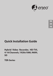 Eneo TER Serie Guide D'installation Rapide