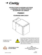 CADDY PA08521 Instructions D'assemblage