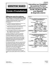 Meritor Wabco ABS Enhanced Easy-Stop MD 2S/2M Guide D'installation