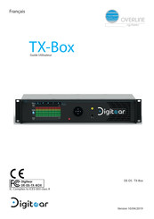 Overline Systems TX-Box Guide Utilisateur