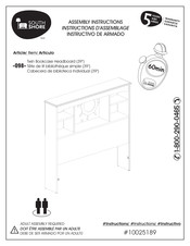 South Shore 10025189 098 Instructions D'assemblage