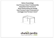 Chalet-Jardin Couv'Terrasse E-Store 3x3 Notice D'assemblage