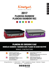 Simogas RAINBOW Manuel D'instructions