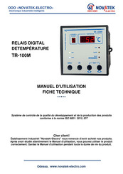 Novatek TR-100M Manuel D'utilisation