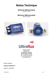 UltraFlux Minisonic 600-B Notice Technique