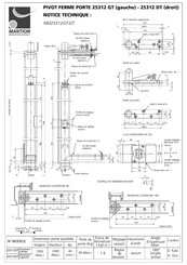 Mantion NM25312GT-DT Notice Technique