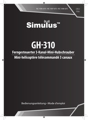 Simulus GH-310 Mode D'emploi