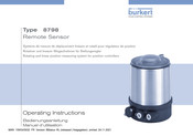 Burkert 8798 Manuel D'utilisation