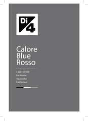 Di4 Calore Blue Rosso Mode D'emploi