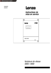 Lenze 4800 Serie Instructions De Mise En Service