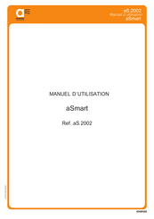 Avanza aSmart aS.2002 Manuel D'utilisation