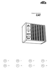 Frico CAT Instructions D'origine
