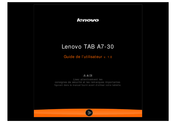 Lenovo TAB A7-30 Guide De L'utilisateur