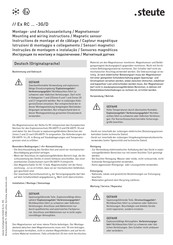 steute Ex RC-3G/D Série Instructions De Montage
