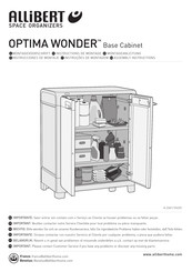 Allibert OPTIMA WONDER Instructions De Montage