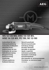 AEG WSE 14-125 MX Instructions D'utilisation