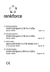 Renkforce EL603 Mode D'emploi