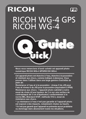 Ricoh WG-4 GPS Guide Rapide