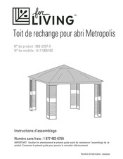 for Living 088-2207-0 Instructions D'assemblage